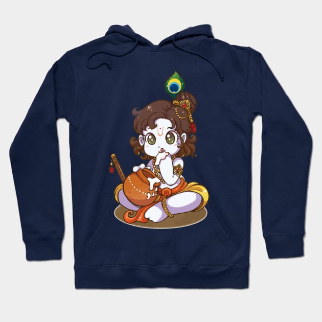 Natkhat Kanha Krishna Hoodie TeePublic